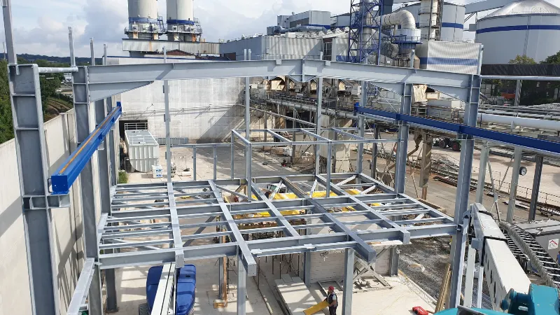 Stahlbühne im Industriebau